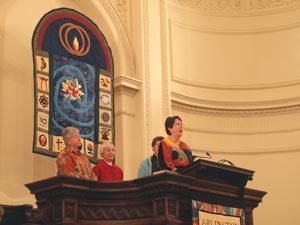 Slideshow of Arlington Street Church congregants